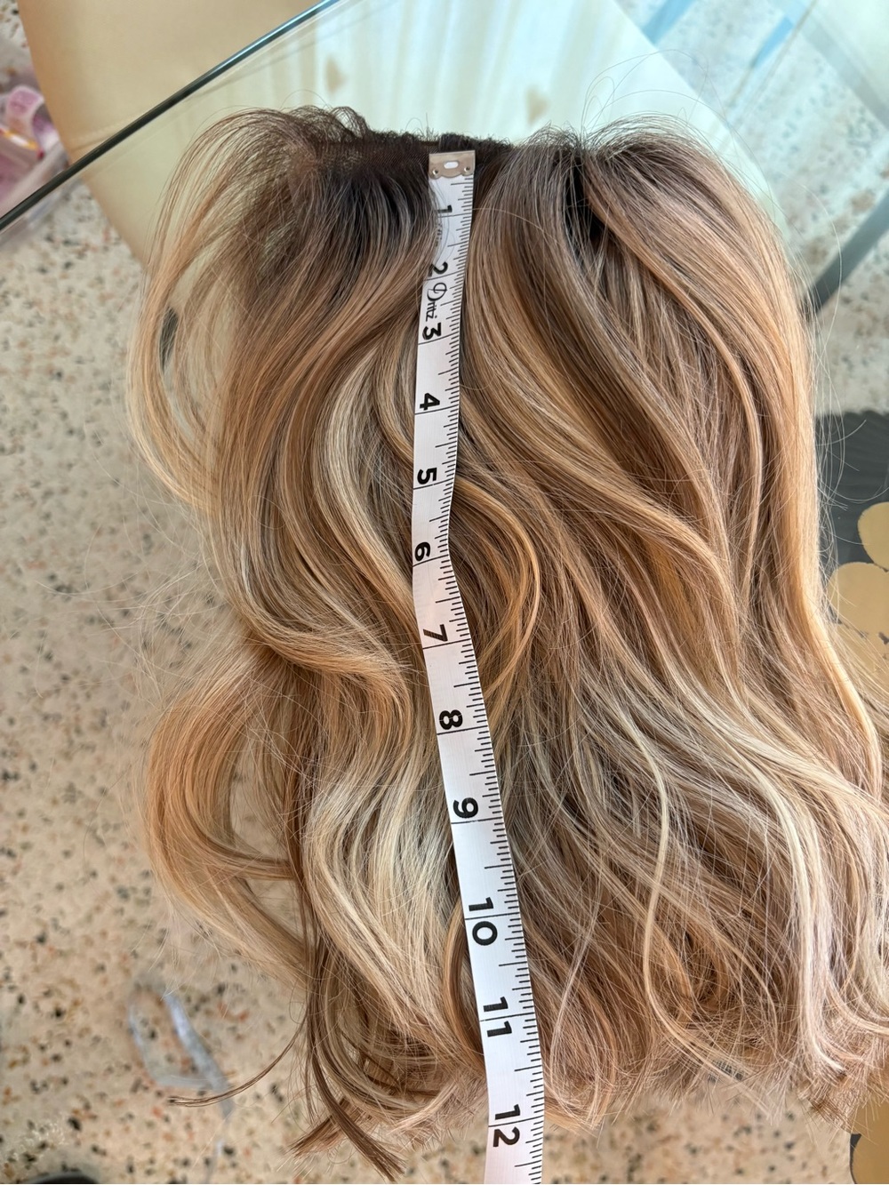 BELLE TRESS HF Synthetic wig, CAPRI! Raw Sugar Blonde Rooted! Great. Trimmed! - Picture 13 of 14